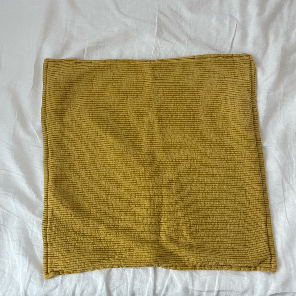 West Elm Ribbed Pillow Cover